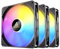 Antec PWM PC Fans, 4 Pin PWM, 3 Pin Addressable RGB fans, 140mm Fan, 73.61CFM Case Fans, Computer Fans with 1350 RPM, Performance Series, 3 Packs