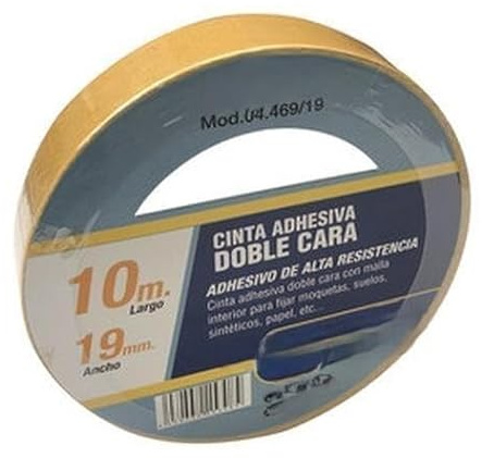 Blendend Doppelseitiges Klebeband, 19 mm x 10 m, ideal für Bastelarbeiten, Büroarbeiten und leichte Reparaturen.