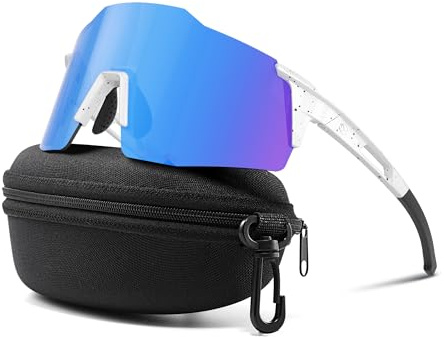 suoso Schnelle brille-Polarisiert-Sportbrille-TR90 Rahmen-MTB-Fahrradbrille für Herren und Damen-Sport Sonnenbrille-UV400 Schutz-Sport für Fahrrad/Ebike/Laufen,27