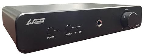 WAudio High Fidelity Phono Preamplifier for MM/MC Turntables (Black)