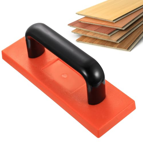 ANBEEISS Schlagklotz mit Griff, 200 mm | Bodenleger Werkzeug, Schlagholz, für Vinyl, Laminat & Holzböden, Klicksystem, Bodenwerkzeugen