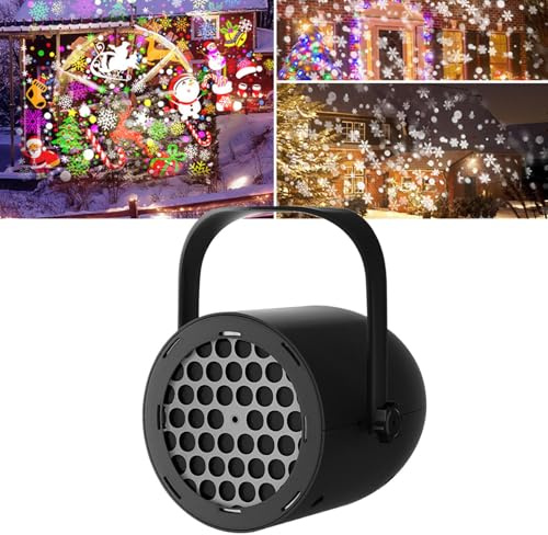 Yplkm Weihnachts Projektor,16 Dynamische Beleuchtungsmuster - Weihnachts LED Projektor,Für Schlafzimmer Und Nacht Und Kinderzimmer Decke Außenbereich Haus Außenraum