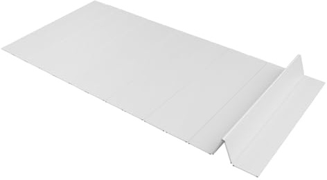Badewannenabdeckung PVC, Badewannen Abdeckung Faltbare Isolierung Staubdichte Tragfähigkeit 5 kg, Badewannenbretter Stabil für Haus & Badezimmer 160 x 70cm (Grau)