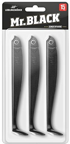 Lieblingsköder Gummifisch Mr. Black 15cm