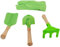 PLANETE PLANTE - Set mit 3 Gartenwerkzeugen für Kinder und Handschuhen - Gartenwerkzeuge - 170516 - Metall - Garten - Natur - Pflanze - Blumen - Kinderspiel - Ab 3 Jahren.