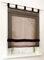 Raffrollo Voile Raffgardinen mit Schlaufen Schlaufenrollo Transparent Gardine (BxH 120x140cm, Kaffeebraun)