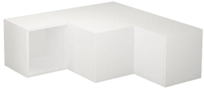 Mueble De TV De Esquina con 2 Cajones Y 1 Estante L90 Cm - Compact