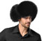 ITODA Homme Chapka Russe en Fausse Fourrure Chapeau Trappeur Hiver Chaud Bonnet Aviateur Doux Cache-Oreilles Coupe-Vent Bonnet de Ski Snowboard Confortable pour Voyage Camping Activités d'hiver