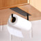 Porte Rouleau Papier Cuisine 304 en Acier Inoxydable, sans percage sur Mur Support de Papier Adhésif 3M Autocollante pour Cuisine Toilettes Bains