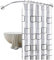 GNCCI Duschvorhangstange Badewanne L Form Ohne Bohren Ausziehbare Duschstange Ecke Badewanne Kein Durchhängen Eckduschstange Badewanne Aus Edelstahl,Für Umkleidekabine (Size : 70 * 90cm)