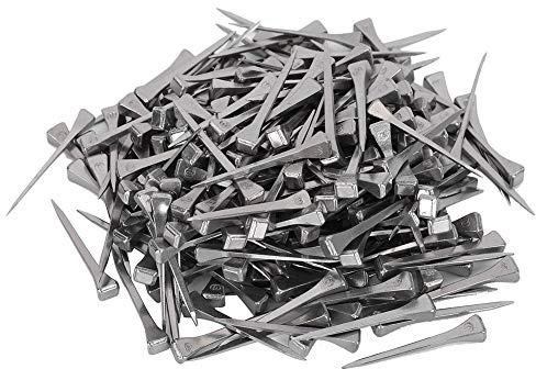 250Pcs 4.8CM Acciaio E4 Chiodo a Ferro di Cavallo Chiodi a Ferro di Cavallo Accessori per Attrezzi da Cavallo per Vetrate e Corse di Cavalli