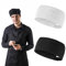 Yolev 2 Stücke Kochmütze Herren Küche Kochen Food Service Cap Verstellbare Schwarzer Hut kochmützen Food Service Cap für Koch Mütze Servieren und Andere Jobs Schwarz Damen