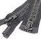MebuZip 68 cm #10 Reißverschluss Kunststoff 2 Wege teilbar Schwarze Reissverschluss für Mantel Jacken (2 Wege)
