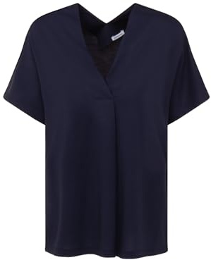 Seidensticker Damen Bluse - Fashion Bluse - Shirtbluse - Regular Fit – V-Ausschnitt - Kurzarm – Jersey