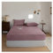 Warme Spannbettlaken Cashmere-Touch Bettlaken Microfaser Flanell Spannbetttuch Flauschiges Laken 180x200 150x200 120x200 Blau Grün Pink Lila Khaki 1 Stück (Color : Purple, Size : Fitted Sheet 180x20