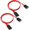 MEIRIYFA SATA 7Pin macho a SATA hembra cable de extensión 2pcs SATA 7 Pin Cable de extensión de datos - 50cm