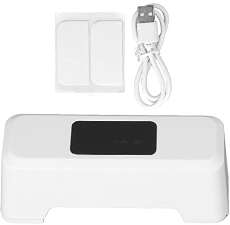 Descarga AutomáTica de Inodoro a Prueba de Agua IPX5, Sensor Infrarrojo, Descarga AutomáTica de Inodoro con Carga USB, Descarga de Inodoro sin Contacto de Material ABS