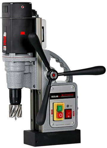 Euroboor ECO.40S+/IC Magnetbohrmaschine - Kernbohrer max. Ø 40 mm - 220-240 Volt, 50-60 Hertz, Anschluss EU-Stecker - Drehrichtung Uhrzeigersinn