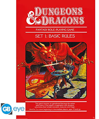GB Eye DONJONS & DRAGONS Poster Grundregeln (91,5 x 61 cm)