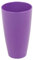 URBN-CHEF 6 Pcs Unbreakable Reusable Coloured Plastic Tall Drinking Cups Party Tableware (Purple)