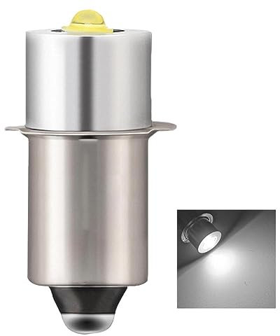BBASILIYSD 1/2 Stück P13.5s LED Lampe für Maglite 0,5 W PR2 PR3 warm/weiß Taschenlampe Fahrrad 12 V Taschenlampe Licht 6 V 4,5 V 4,8 V 18 V Spot Birne 24 V 3 V
