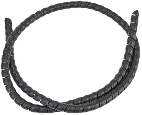 BBTISG 2m Drahtschutz Hydraulikschlauch Kabelschutz Tiersicher Geflochtene Hülse Spiralwickel Drahtschutz für Kabelmanagement (10 mm)