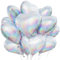 Herz Folienballon Laser Silber 10 Stück,Silber Herz Helium Luftballons,Heliumballon Herzen,Herzluftballons,Herzform Folienluftballon Herzballons für Geburtstag Hochzeit Valentinstag