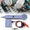 Network Cable Tracer Kit with Adjustable Audio Generator, Tester for Voice Data Internet Security Communication Cables, ABS Material