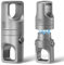 KeyUnity KA48 Titanium Magnetic Key Holder,Quick Release Keychain,Double-End Key Ring Holder,Rotatable Key Linker 2Pcs,Grey
