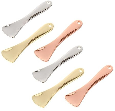 BCOATH 6stücke Augencreme-löffel Augenmassagestab Make-up-löffel Augencreme-massagegerät Make-up-spatel Kosmetische Spatel