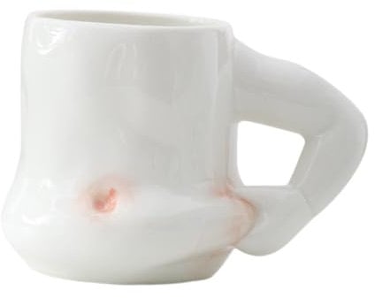 perfk Tasse à café en céramique, tasse à café, résistante à la chaleur, tasse à thé au lait de bureau, tasse à eau pour les vacances, la cuisine, cadeau