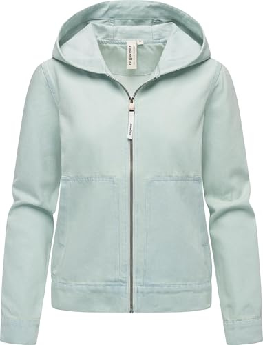 Ragwear Damen Jeansjacke leichte Übergangjsacke in Denim-Optik mit Kapuze Lerris Denim YOUMODO XS-XXL