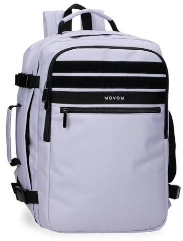 MOVOM Foster Zaino da Cabina per portatile viola 28 x 40 x 20 cm Poliestere 21,6 L, Viola, Taglia unica, Zaino da cabina per laptop