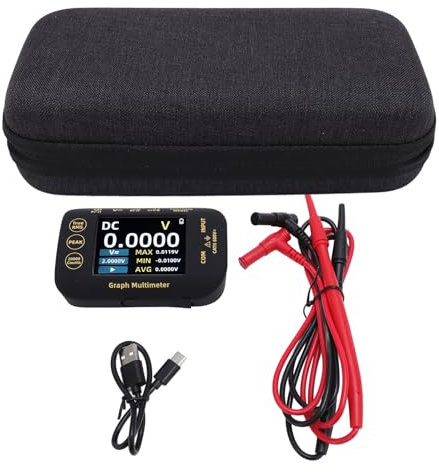 PV Digitaler Multimeter, S450 20000 Zählt Auto -Ranging -Tester Grafisches Multimeter mit 2, 8 -Zoll -TFT -Bildschirm