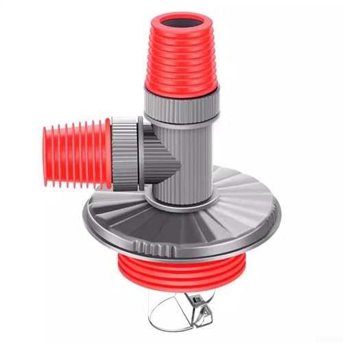 Raccordo di scarico del lavandino, adattatore di scarico a pavimento della lavatrice a tre vie, per lavatrici e asciugatrice