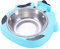 TOYANDONA Mounted Dog Bowls Elevated Dog Water Bowl Wall-mounted Pet Food Dispenser Hanging Anti- (random)