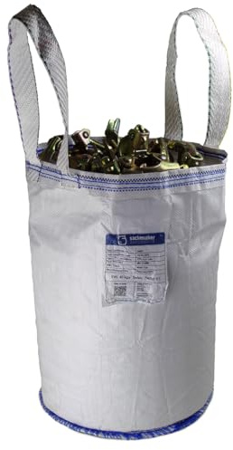 Scaffolding Bag - HEAVY DUTY - Certified Scaffolding Bag - SWL 40kg - Industrial Grade Scaffolding Sack for Clamps and Fixings (10)