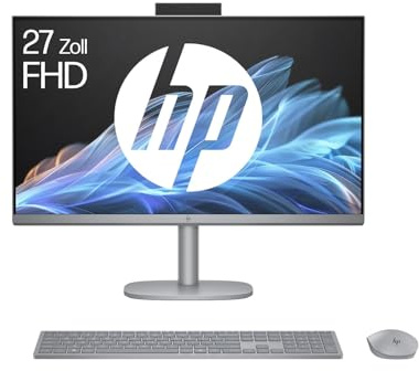 HP OmniStudio X 27-cs1470ng AiO 27 UHD Core Ultra 7 258V 32GB/1TB SSD Win11 - silber (BX9J0EA#ABD)