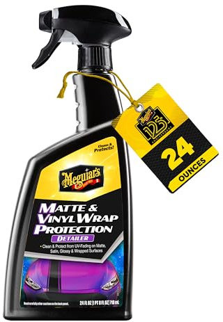 Meguiar's Matt- und Vinyl-Folienschutz: Dieser fortschrittliche Auto-Detailer ist der perfekte Weg, um Autofolien und matte, satinierte und glänzende Oberflächen schnell zu reinigen und zu schützen