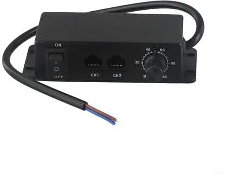0–10 V Dimmschalter, drehbarer Ein-/Aus-Controller für 0–10 V Treiber, Serien-Synchronisation für Pflanzenwachstumslichter, Schienenlichter, Downlights