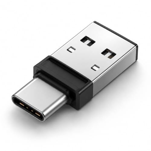 Generico USB-A & USB-C Maus Jiggler - Bewegungssimulator Maus Plug & Play, ohne Software - Hält Ihren PC aktiv - Kompatibel Windows, Mac, Linux - CE / FCC / UKCA zertifiziert