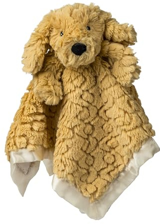 Mary Meyer Lovey Putty Nursery Baby & Toddler Stuffed Animal Security Blanket Soft Snuggle Toy, 13 x 13-Inches, Golden Puppy