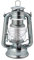 YAKii LED Vintage Lantern Metal Hanging Hurricane Lantern 12 LED Dimmer Switch Cold White Battery Operated Lantern Power Outage Indoor Camping Lighting Outdoor Lantern(Silver)