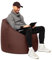 PATCH HOME Patchhome XXL Sitzsack Tropfenform – Braun – Indoor & Outdoor Beanbag mit Styroporfüllung - Bereits Befüllt - Kinder & Erwachsene - 30 Farben & 3 Größen