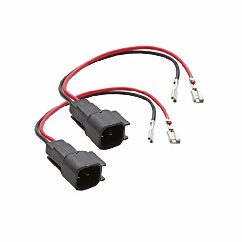 Inexaccessories 2 Piece Pair Of Speaker Connector Adaptor Lead Cable Plug PN IX-SA-FD-101_D_2