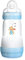 MAM Anti-Kolik-Flasche, ab 4 Monaten, 320 ml, mit Sauger mit 3 schnellen Durchfluss aus Silikon, leicht anzunehmen, selbststerilisierend und leicht zu reinigen, Easy Start Anti-Colic, Hellblau, 1