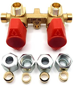 Cavagna LPG Double Gas Manifold Isolater Valve – 8 mm – R43102