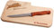 Brotzeitbrett mit Name inkl. Messer Waidmannsheil 25,5x14,5x1,3cm
