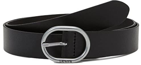 Levi's Women's RED TAB Mainline 100 Leather Belt, Regular Black, 70