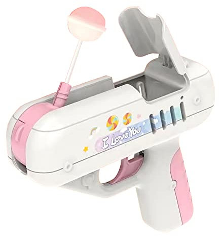 Süßigkeiten Pistole Zuckerlutscher Pistole,Lollipop Gun Candy Gun, Süßigkeiten Spielzeug Kinder Süßigkeiten Spielzeug Ideen Geschenke für Freundinnen Spielzeug Lollipop Aufbewahrung